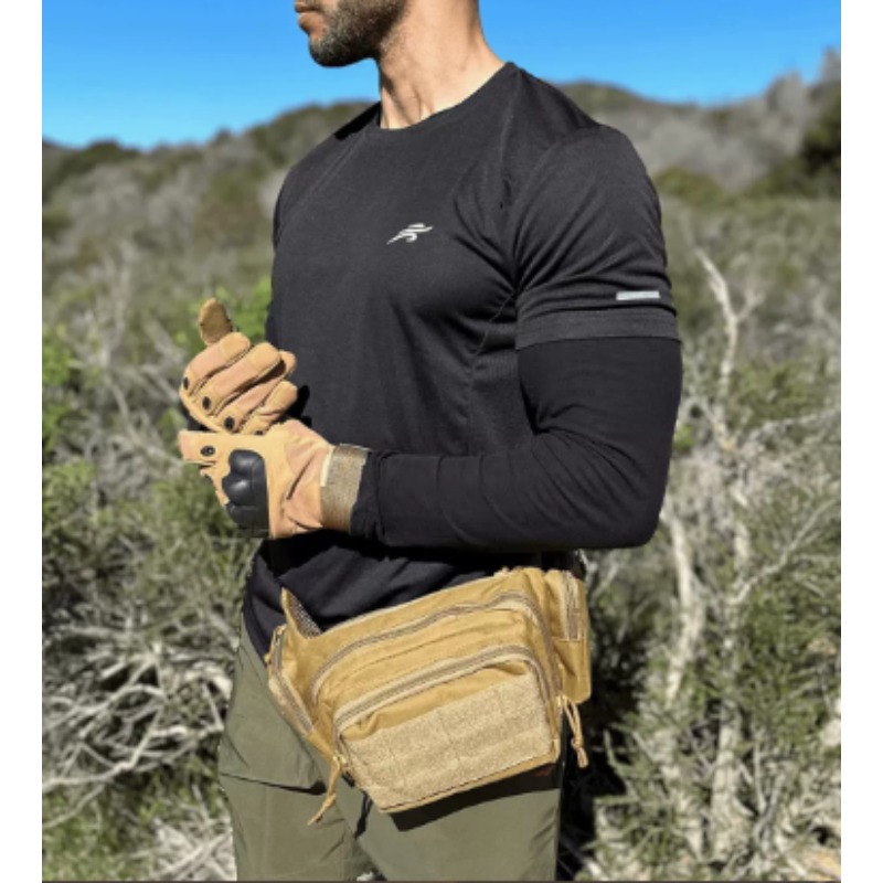 Edc Concealed Carry Fanny Pack - 1Pc Waterproof Tactical Molle EDC Fanny