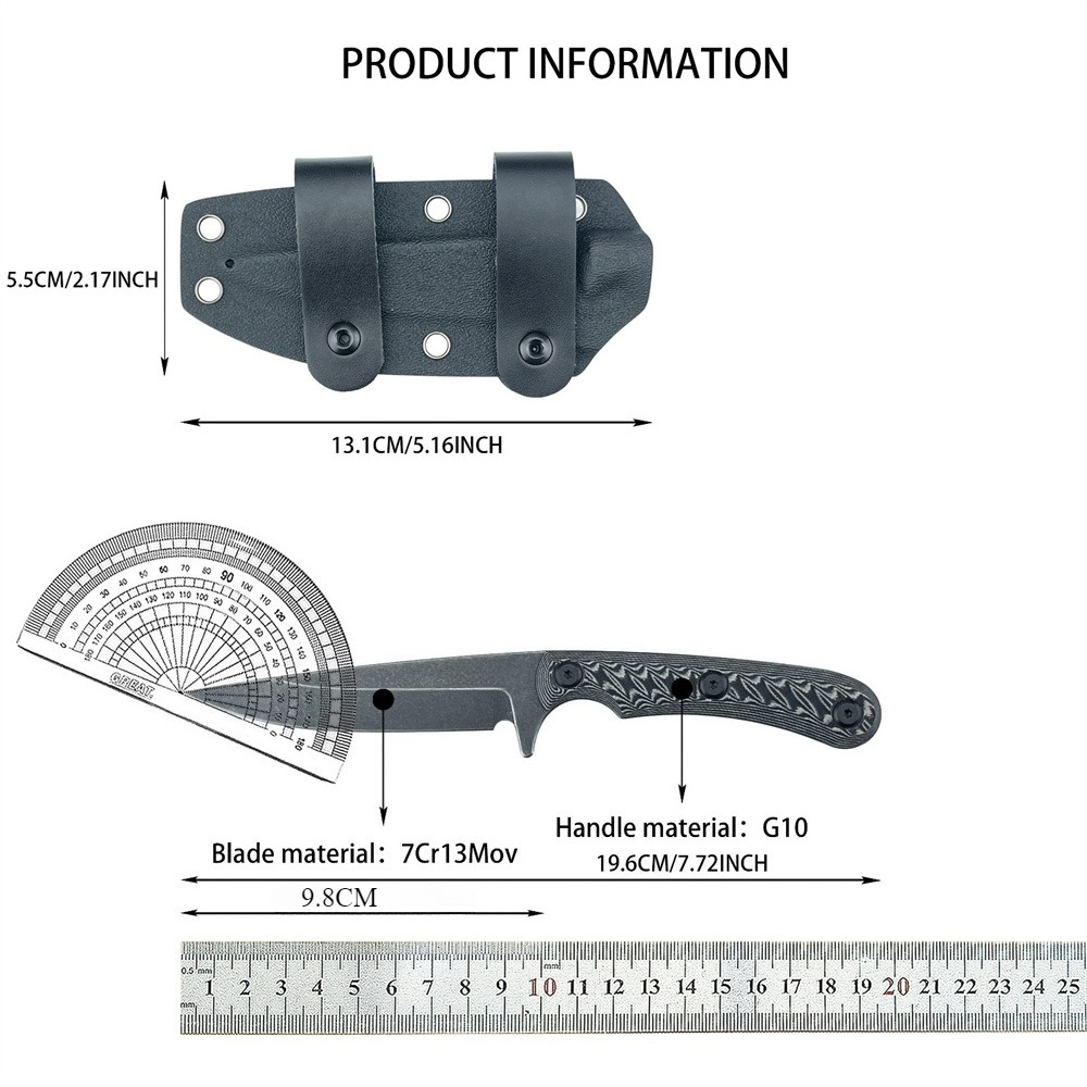 Full Tang Fixed Blade Knives 7 - Everyday Carry (Edc) Knife recension och pris