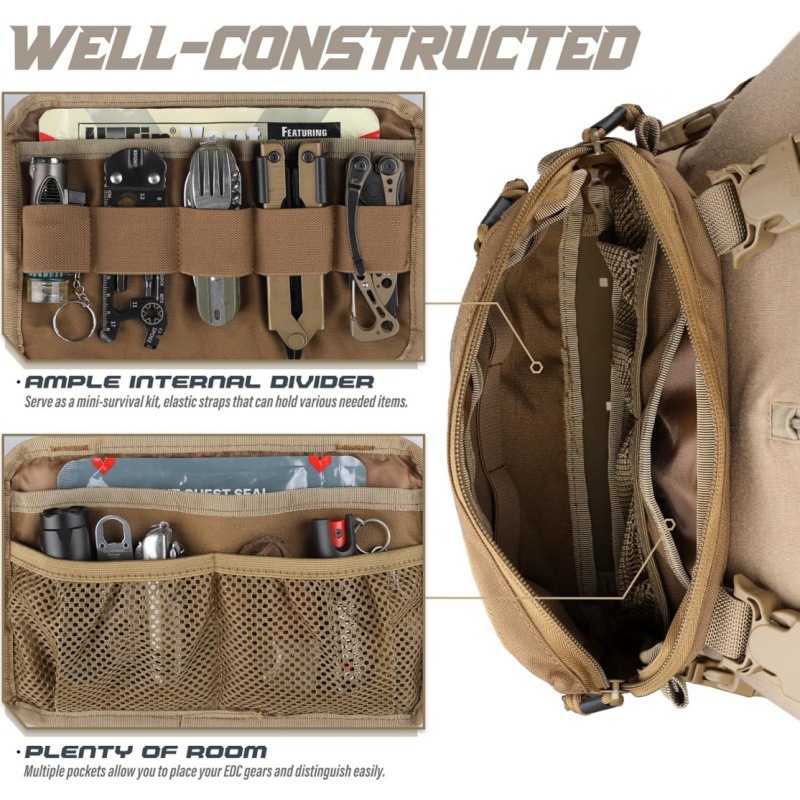 Strap Fishing Vest Tactical Ch - Edc Carry Backpack recension och pris
