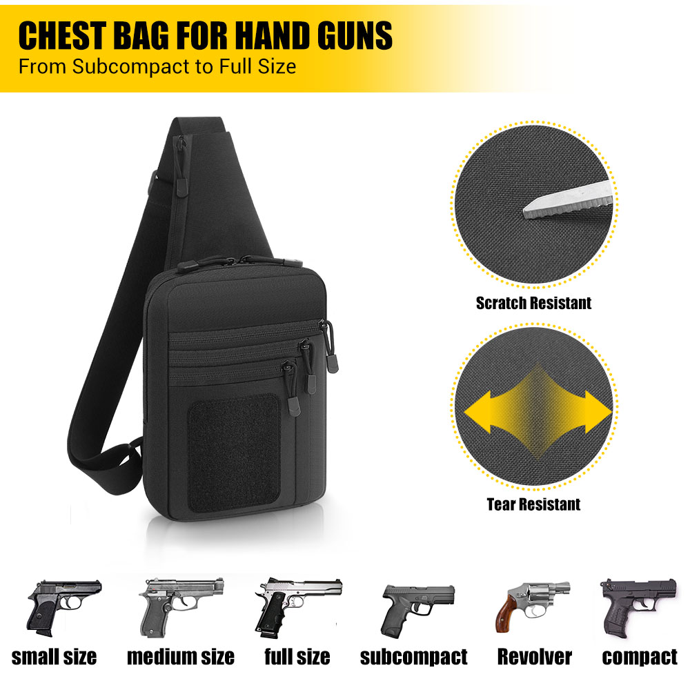 Tactical Pistol Gun Bag Concea - Edc Concealed Carry Holster recension och pris