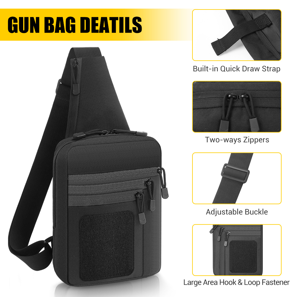 Tactical Pistol Gun Bag Concea - Edc Concealed Carry Holster recension och pris