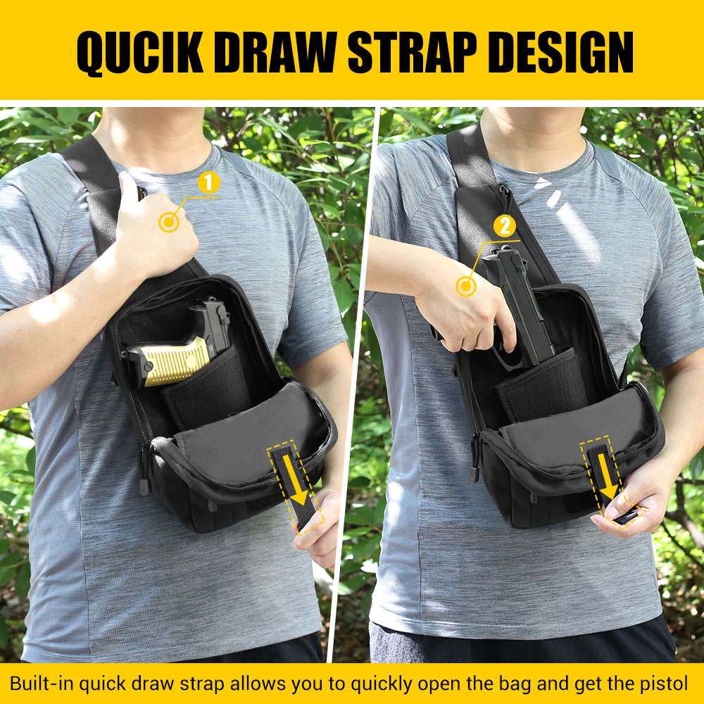 Tactical Pistol Gun Bag Concea - Edc Concealed Carry Holster recension och pris