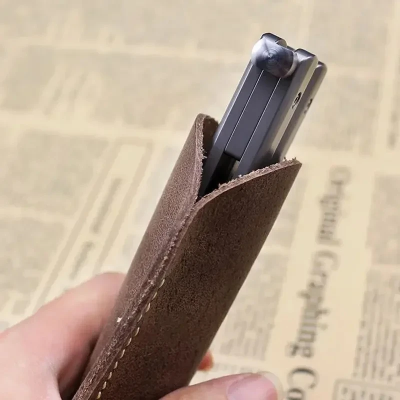Leather small knife cover carr - Edc Pocket Carry Fixed Blade recension och pris