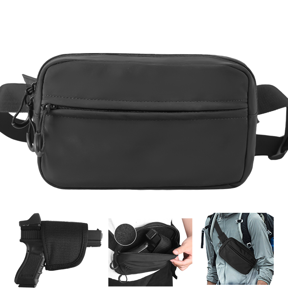 Tactical Crossbody Bag Pistol  - Edc Concealed Carry Fanny Pack recension och pris