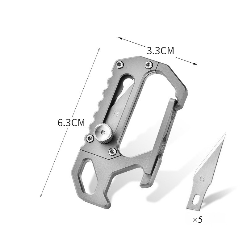 Titanium Alloy EDC Portable Ke - Edc Carry Backpack recension och pris