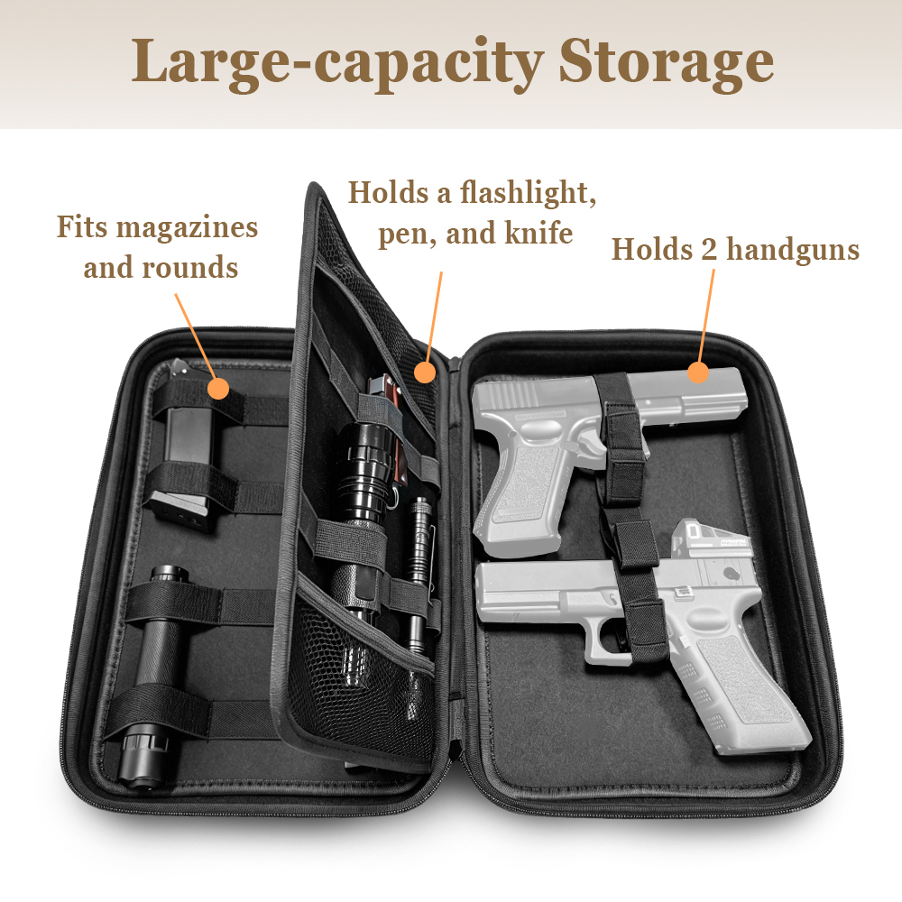 Tactical Pistol Gun Case Dual  - Edc Concealed Carry Holster recension och pris